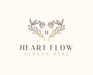 Flower Daisy Hearts  logo
