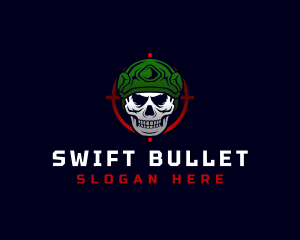 Skull Crosshair Shooting logo