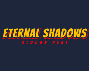 Comic Shadow Business logo design