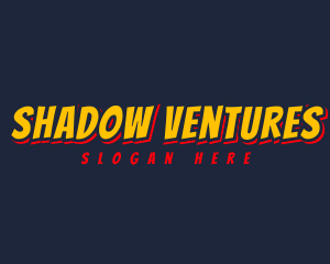 Comic Shadow Business logo design