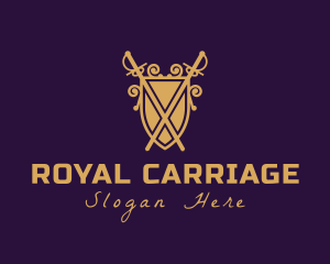 Royal Medieval Shield  logo design