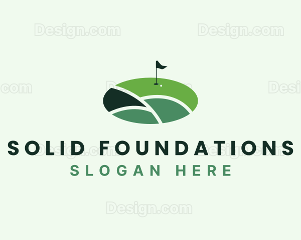 Golf Sports Competition Logo