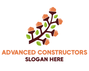 Acorn Nut Branch logo design