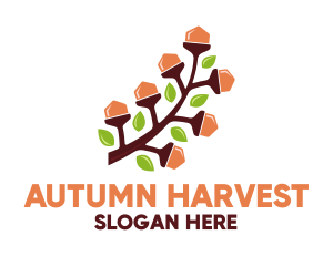 Acorn Nut Branch logo design