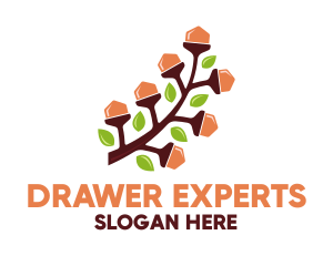 Acorn Nut Branch logo design