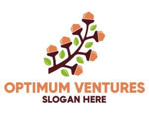 Acorn Nut Branch logo design