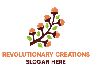 Acorn Nut Branch logo design