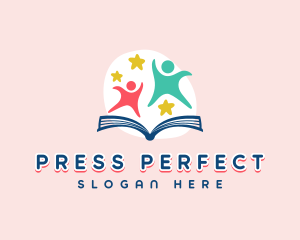 Nursery Children Book logo design