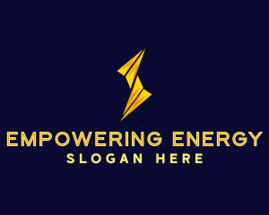 Lightning Power Bolt logo design