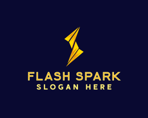 Lightning Power Bolt logo design