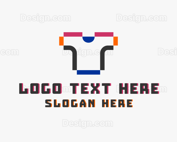 Pixel Shirt Merch Logo