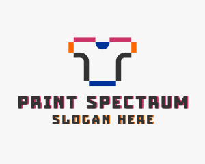 Pixel Shirt Merch logo design