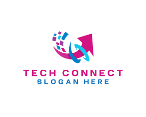 Tech Arrow Data logo design