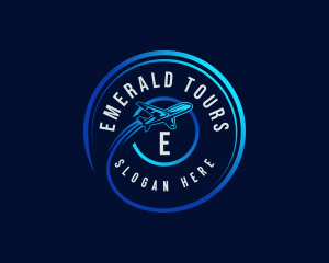 Aviation Airplane Tour logo design