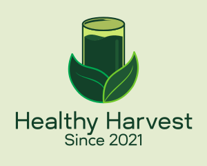 Healthy Green Juice  logo design