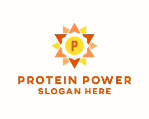 Solar Sun Power  logo design