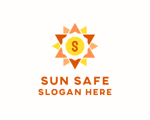 Solar Sun Power  logo design