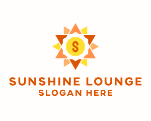 Solar Sun Power  logo design