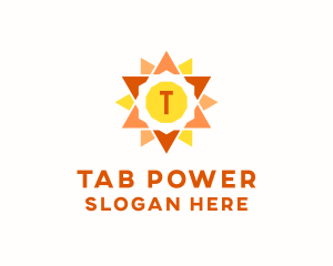 Solar Sun Power  logo design