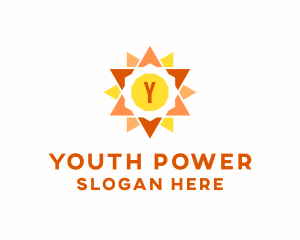 Solar Sun Power  logo design