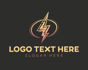 Energy Lightning Bolt logo