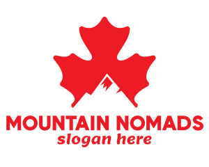 Canadian Mountain Peak logo design