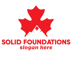 Canadian Mountain Peak logo