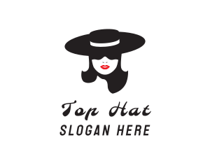 Fashion Woman Silhouette logo design