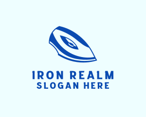 Blue Flat Iron logo