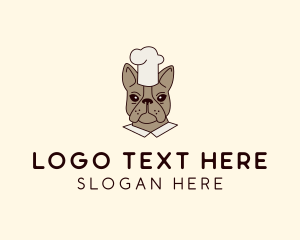 French Bulldog Dog Chef  logo