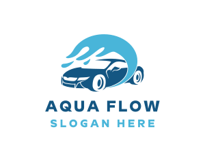 Auto Wash Cleaning logo design