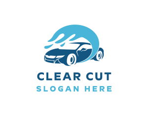 Auto Wash Cleaning logo design