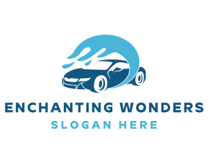 Auto Wash Cleaning logo design