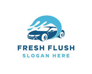 Auto Wash Cleaning logo design