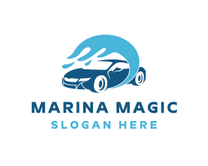 Auto Wash Cleaning logo design