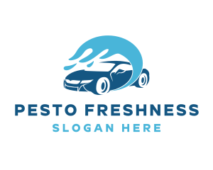 Auto Wash Cleaning logo design