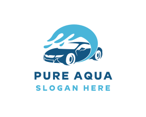 Auto Wash Cleaning logo design