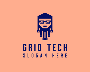 Tech Circuit Geek logo design