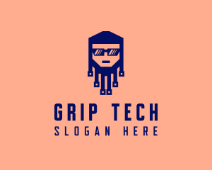 Tech Circuit Geek logo design