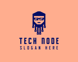 Tech Circuit Geek logo design