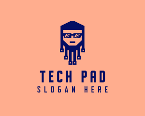 Tech Circuit Geek logo design