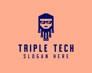 Tech Circuit Geek logo design