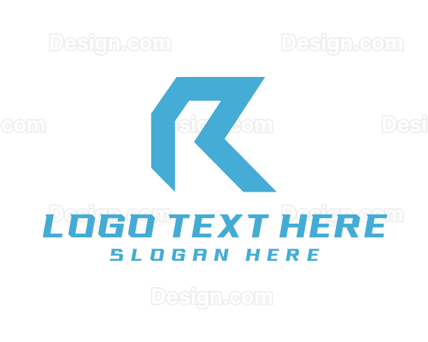 Geometric Company Letter R Logo