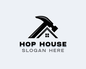 Hammer House Construction logo design