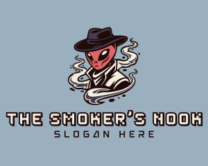 Extraterrestrial Alien Smoker  logo
