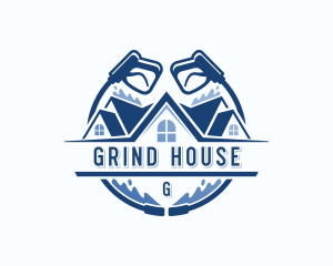 Pressure Washing Cleaner logo design