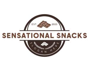 Chocolate Snack Dessert logo design