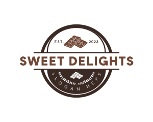 Chocolate Snack Dessert logo design