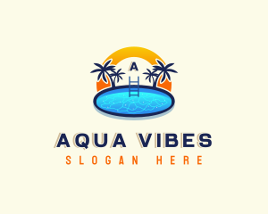 Swimming Pool Summer logo
