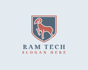 Ram Horn Shield logo